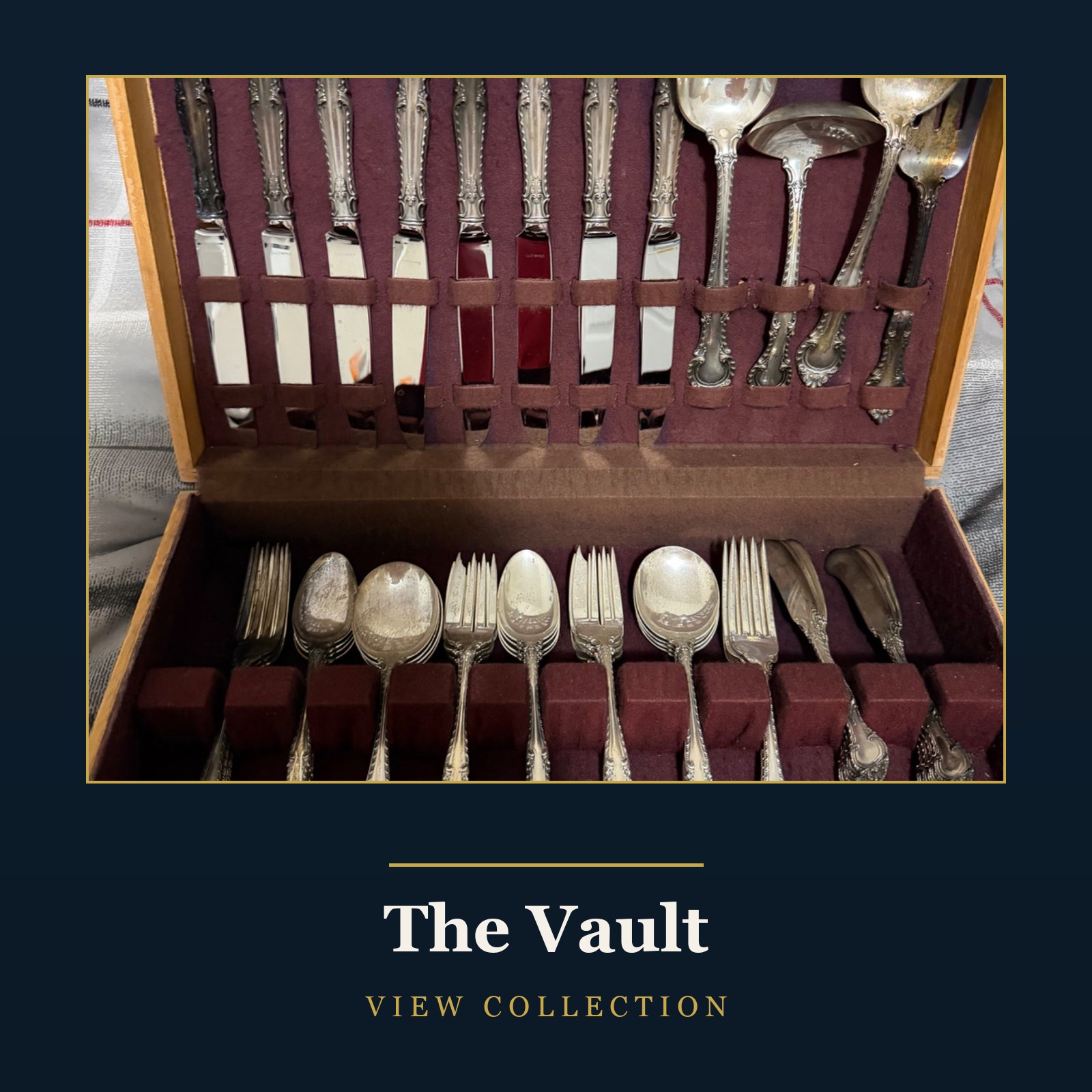 Shop The Vault — Gorham sterling silver flatware service